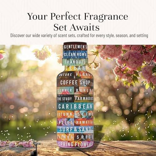 P&J Trading Fragrance Oils for Diffusers for Home Spring Set Fragrance Scents for Candle Making - Soap Making - Car Diffuser Scents - Essential Home Gift Set - Cherry Blossom, Fresh Cut Grass & More - görsel 7