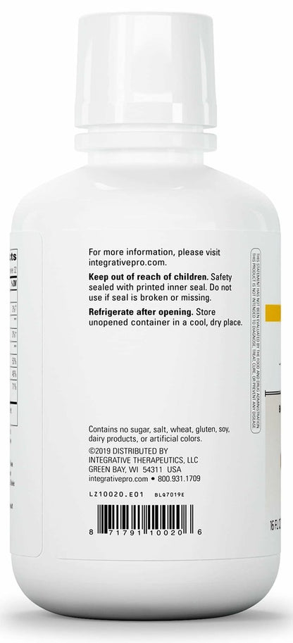 Integrative Therapeutics Liquid Calcium Magnesium 2:1 - Calcium Supplement for Bone Support* - Delicious, Liquid Formula - Does Not Contain Sugar, Gluten or Dairy - Orange Vanilla, 16 oz (32 Servings)