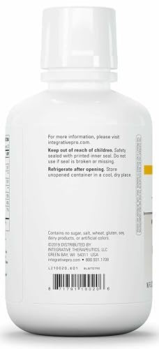 Integrative Therapeutics Liquid Calcium Magnesium 2:1 - Calcium Supplement for Bone Support* - Delicious, Liquid Formula - Does Not Contain Sugar, Gluten or Dairy - Orange Vanilla, 16 oz (32 Servings)