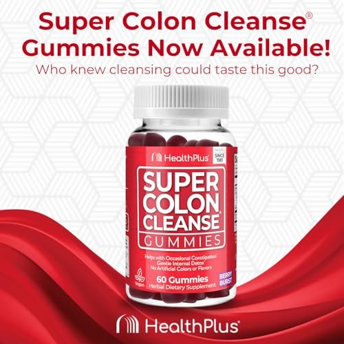 Health Plus Super Colon Cleanse Night Formula Digestive Support | Constipation Relief to Reduce Bloating with Probiotics and Valerian Root for Sleep | More than 1 Cleanse, 60 Capsules - görsel 9