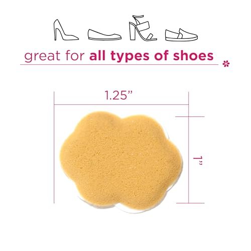 Foot Petals Spot Dot Cushion Scalloped Pressure Point Solution for Blister Relief, Khaki, One Size - görsel 14