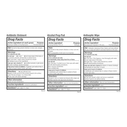 Be Smart Get Prepared 85 Piece First Aid Kit: Clean, Treat, Protect Minor Cuts, Scrapes. Home, Office, Car, School, Business, Travel, Emergency, Survival, Hunting, Outdoor, Camping & Sports, FSA HSA