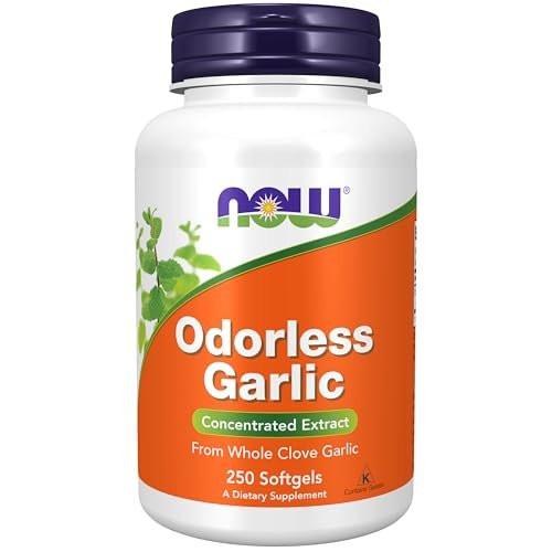 NOW Foods Supplements, Odorless Garlic (Allium sativum), Concentrated Extract, 250 Softgels - görsel 2