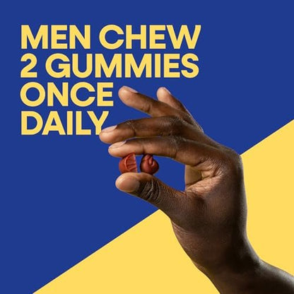 Nature’s Way Alive! Men’s Multivitamin Gummies - Daily Gummy Vitamin for Men, Supports Cellular Energy Metabolism, Immune Health, Muscle Function, with Vitamins A, C, D3, Zinc, Vegetarian, 60 Count