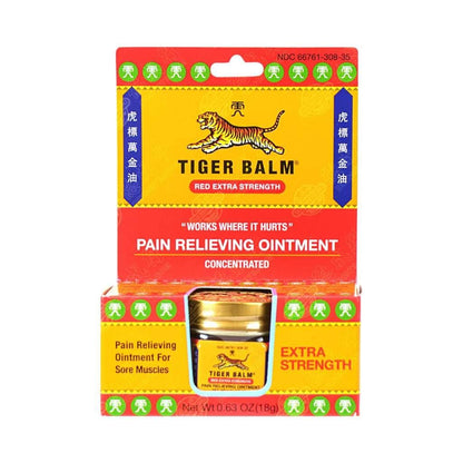 Tiger Balm X-STRNG Red Ointment, 18g (0.63 oz)