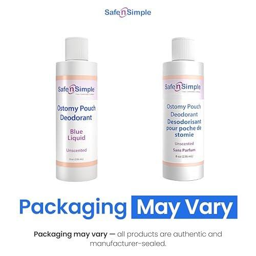 Safe n' Simple Ostomy Deodorant Classic Blue - Odor Eliminator Ostomy - Ostomy Pouch Deodorant - Colostomy Bag Odor Eliminator - Colostomy Bag Deodorizer - 8 Fluid Ounce Drops - Ostomy Accessories - görsel 2