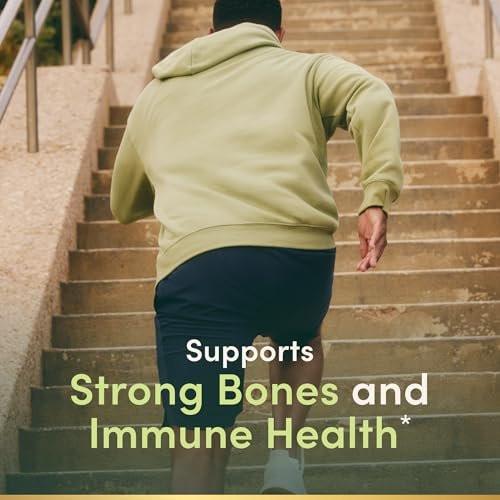 Nature's Bounty Vitamin D3 2000 IU | Supports Immune Health, Calcium Absorption & Bone Strength | Essential for Healthy Bones | Non-GMO, No-Gluten | 350 Softgels, 1 Serving Per Day for Daily Health - görsel 3