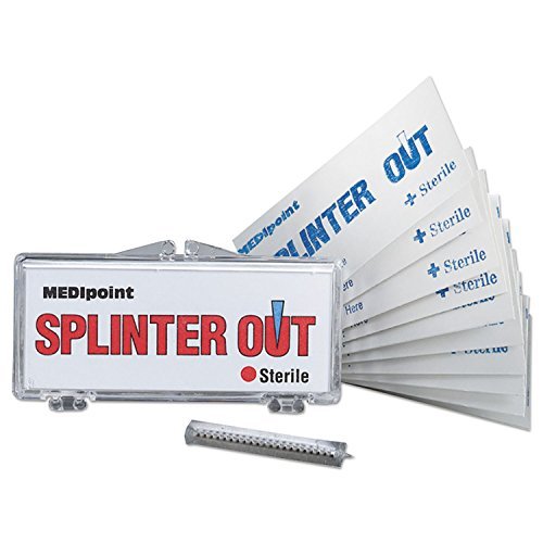 MediPoint Splinter Out, First Aid Kit Refill Supplies for Business, Worksite, and Home, 10 Count - görsel 1