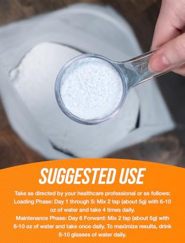 BulkSupplements.com Creatine Monohydrate – Mixing: Add one scoop (included) to 8-12 ounces of water, juice, or – Image 7