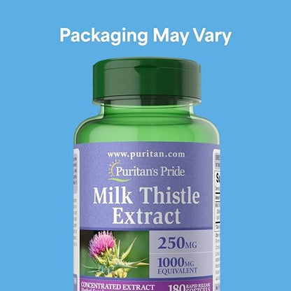 Puritan's Pride Milk Thistle 4:1 – Easy-to-Swallow Capsules: The capsules are designed for easy consumption, – Image 4