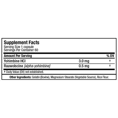 ALLMAX Essentials YOHIMBINE + RAUWOLSCINE - – Supports Fat Burning: Yohimbine and rauwolscine work synergistically – Image 1