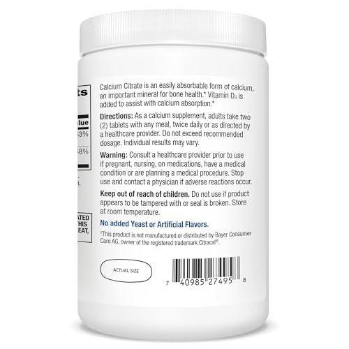 21st Century Vitamins Calcium Citrate Plus – Calcium (as Calcium Citrate): 600 mg (46% DV) – Image 8