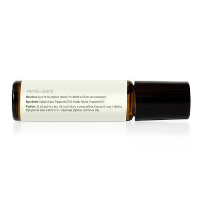 Plant Therapy Peppermint Essential Oil, 10 mL (1/3 oz), Pre-Diluted Roll-On for On-The-Go Convenience, Fresh Peppermint Scent, Great for Cooling, Easing Tension, and Uplifting Your Mood