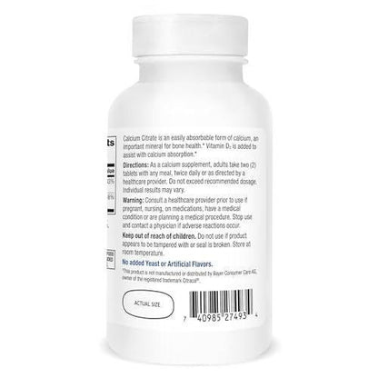 21st Century Vitamins Calcium Citrate Plus – Large Bottle: 400 tablets per bottle – a 200-day supply at two – Image 4