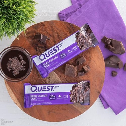Quest Nutrition Double Chocolate Chunk – Net weight: 0.72 kg (25.4 oz) total for 12 bars – Image 12