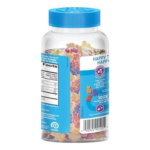 Digestive Advantage Daily Probiotic Gummy for Kids, Multi, Natural Fruit Flavours, 80 Count - görsel 7