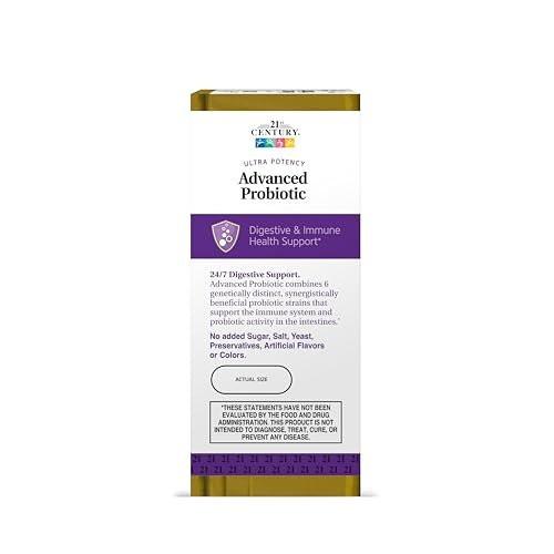 21st Century Advanced Probiotic Capsules, 60 Count - görsel 12