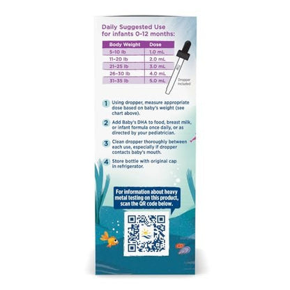 Nordic Naturals Baby’s DHA, Unflavored - 4 – Purity Guaranteed: Third-party tested for heavy metals, PCBs, and – Image 5