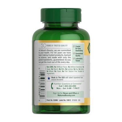 Nature's Bounty Calm Magnesium Glycinate – Serving Size: 1 Capsule – Image 9