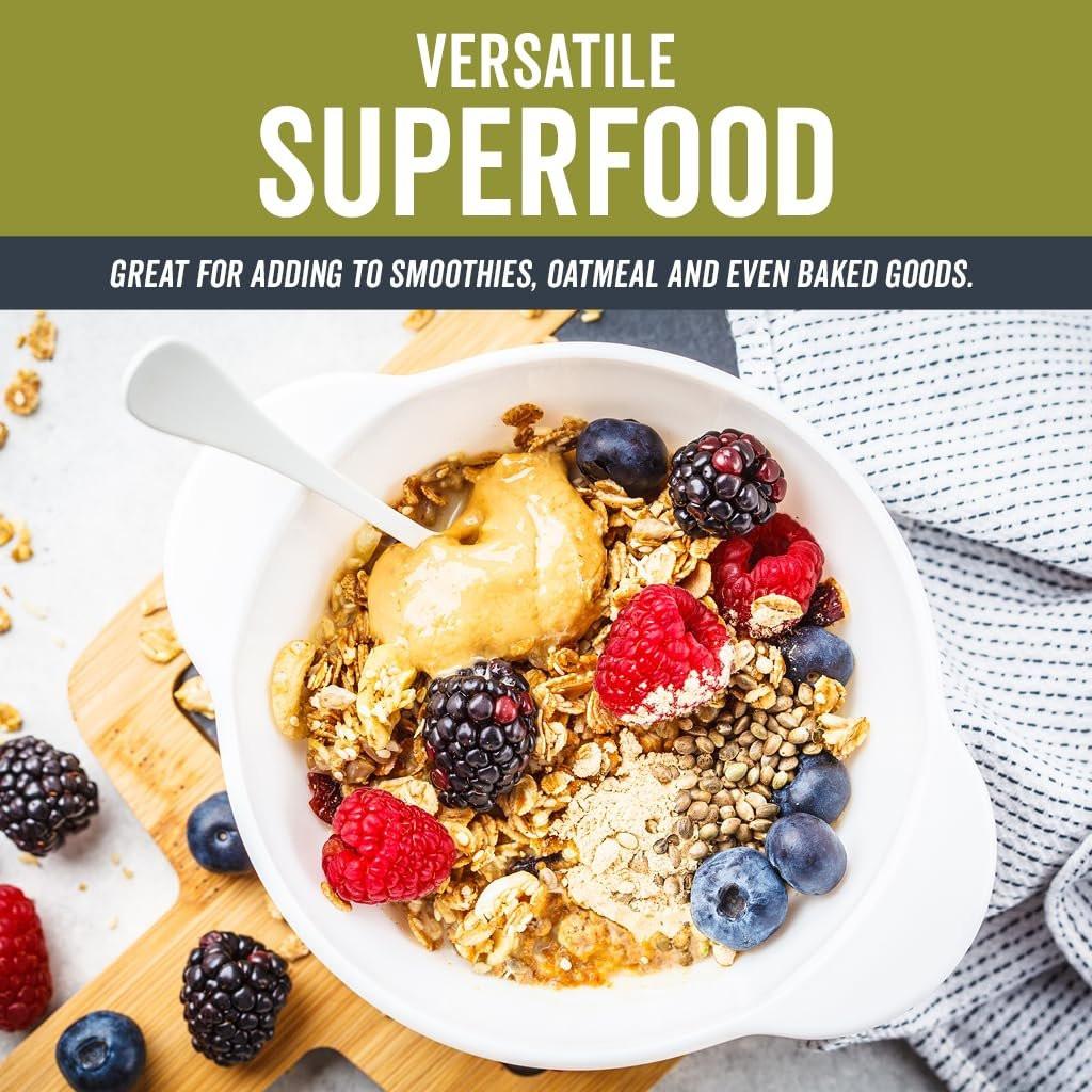 Viva Naturals Organic Maca Powder, Gelatinized, 16 oz (1 lb) – Vegan, USDA Organic, Gluten-Free, Non-GMO Peruvian Superfood in Resealable Bag - görsel 11
