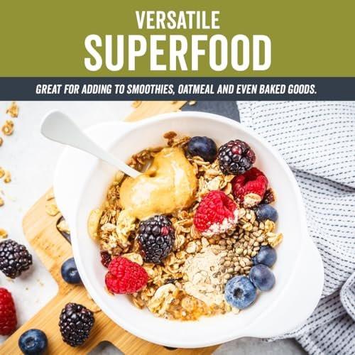Viva Naturals Organic Maca Powder, Gelatinized, 16 oz (1 lb) – Vegan, USDA Organic, Gluten-Free, Non-GMO Peruvian Superfood in Resealable Bag - görsel 12