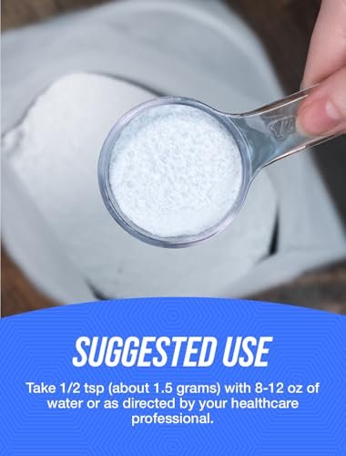 BulkSupplements.com Calcium Lactate Powder - Calcium Supplement Powder, Food Grade - Pure & Gluten Free, 1.5g per Serving, 500g (1.1 lbs) (Pack of 1) - görsel 2