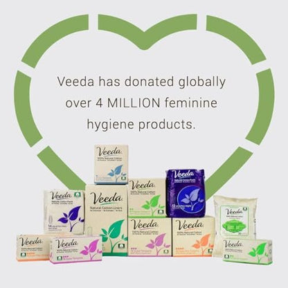 Veeda 100% Natural Cotton Tampons - Regular – Compact BPA-Free Applicator: The smooth, compact applicator is made – Image 3