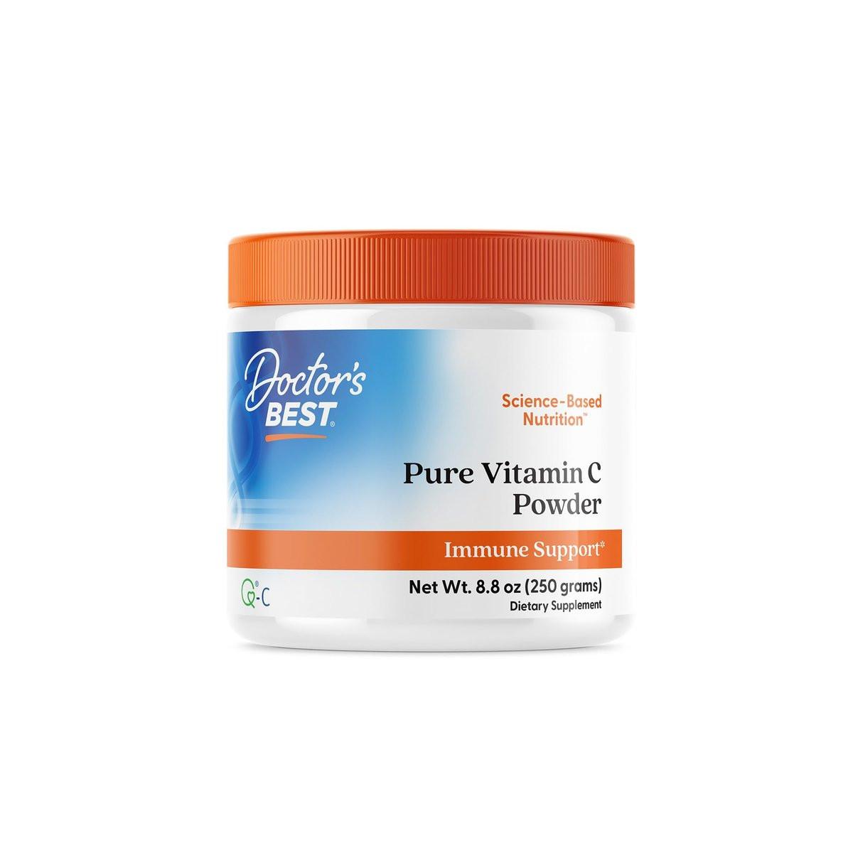 Doctor's Best Vitamin C Powder with Q-C, Healthy Immune System, Brain, Eyes, Heart and Circulation, Joints, Sourced from Scotland, 250G, 8.8 Ounce - görsel 4