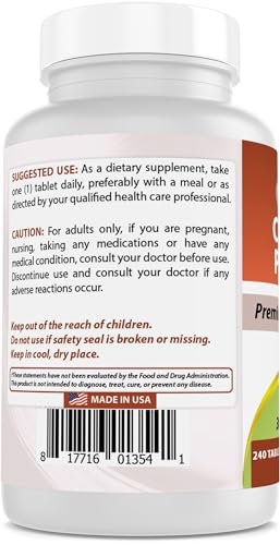 Best Naturals Chromium Picolinate Tablet, 200 mcg, 240 Count - görsel 6