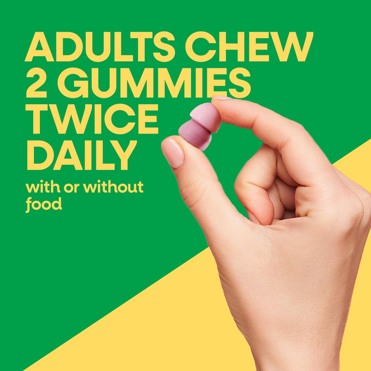 Nature’s Way Alive! Chewable Calcium Gummies with Vitamin D3, Daily Supplement Supports Healthy Bones and Teeth, and Muscle Function*, Strawberry and Raspberry-Lemonade Flavored, 60 Gummies - görsel 9