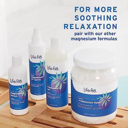 Life-FLO Magnesium Oil Sport Roll-On for Adults and Kids - Magnesium Chloride from Zechstein Seabed Plus Arnica - Calms and Refreshes Muscles and Joints After Exercise - 3oz Roller
