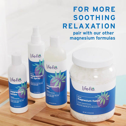 Life-FLO Magnesium Oil Sport Roll-On for Adults and Kids - Magnesium Chloride from Zechstein Seabed Plus Arnica - Calms and Refreshes Muscles and Joints After Exercise - 3oz Roller
