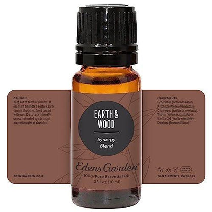 Edens Garden Earth & Wood Essential Oil Blend – 100% Pure Premium Grade, Undiluted, Natural, Therapeutic, Aromatherapy, 10 ml (.33 fl oz)