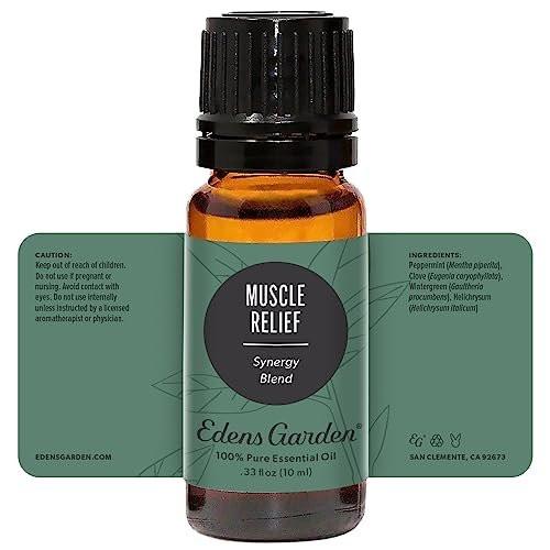 Edens Garden Muscle Relief Essential Oil Blend – 100% Pure Premium Grade, Undiluted, Natural, Therapeutic, Aromatherapy, Best for Diffusing, Skin, Face, Humidifiers – 10 ml (.33 fl oz) - görsel 3