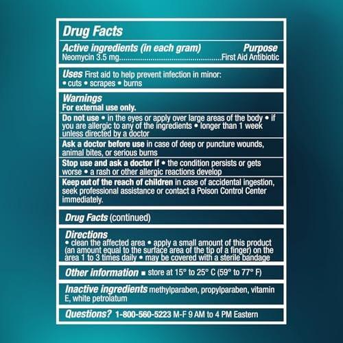 POMADA DE SULPHA First Aid Antibiotic Ointment, 2 oz (1 Pack) – Wound Healing & Care for Medical Kits and First Aid Supplies - görsel 4