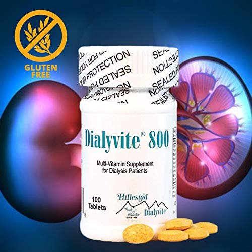 Dialyvite 800 Multi-Vitamin Supplement for Dialysis Patients, 100 Tablets - görsel 12