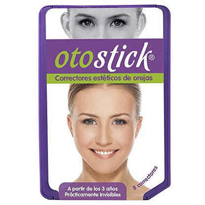 Otostick - Corrector Cosmetico Discreto de Orejas Sobresalientes de 8 Unidades - Productos Correctivos para el Cuidado de las Orejas sin Cirugía a Partir de Los 3 años de Edad