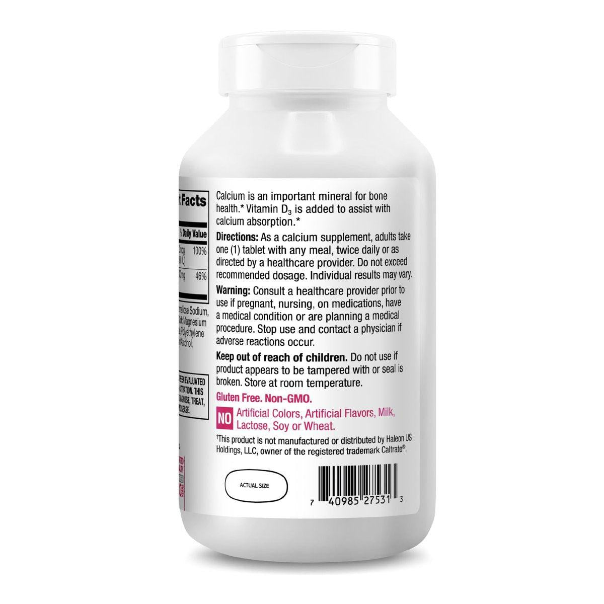 21st Century Calcium Plus D Supplement Tablet, 600 mg, 400 Count - görsel 17
