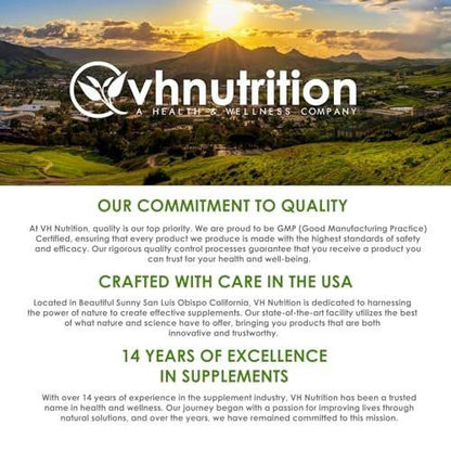 VH Nutrition Fenugreek+ | 1400mg Extra Strength Fenugreek Capsules | Hormonal Balance and Energy Support Supplement for Men & Women | 60 Gluten-Free Capsules
