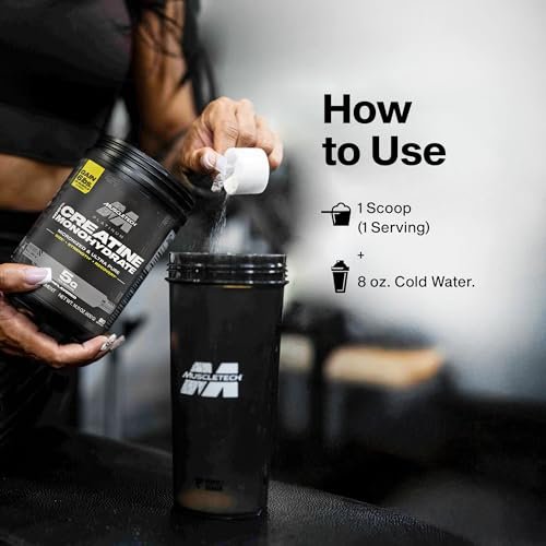 MuscleTech Creatine Monohydrate Powder, – Pure Micronized Creatine: Each scoop delivers 5 grams of micronized – Image 1