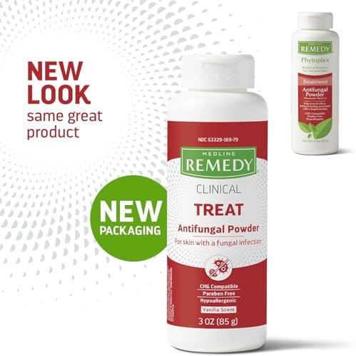 Medline Remedy Antifungal Powder, Phytoplex, 3 oz (Pack of 1) - görsel 1