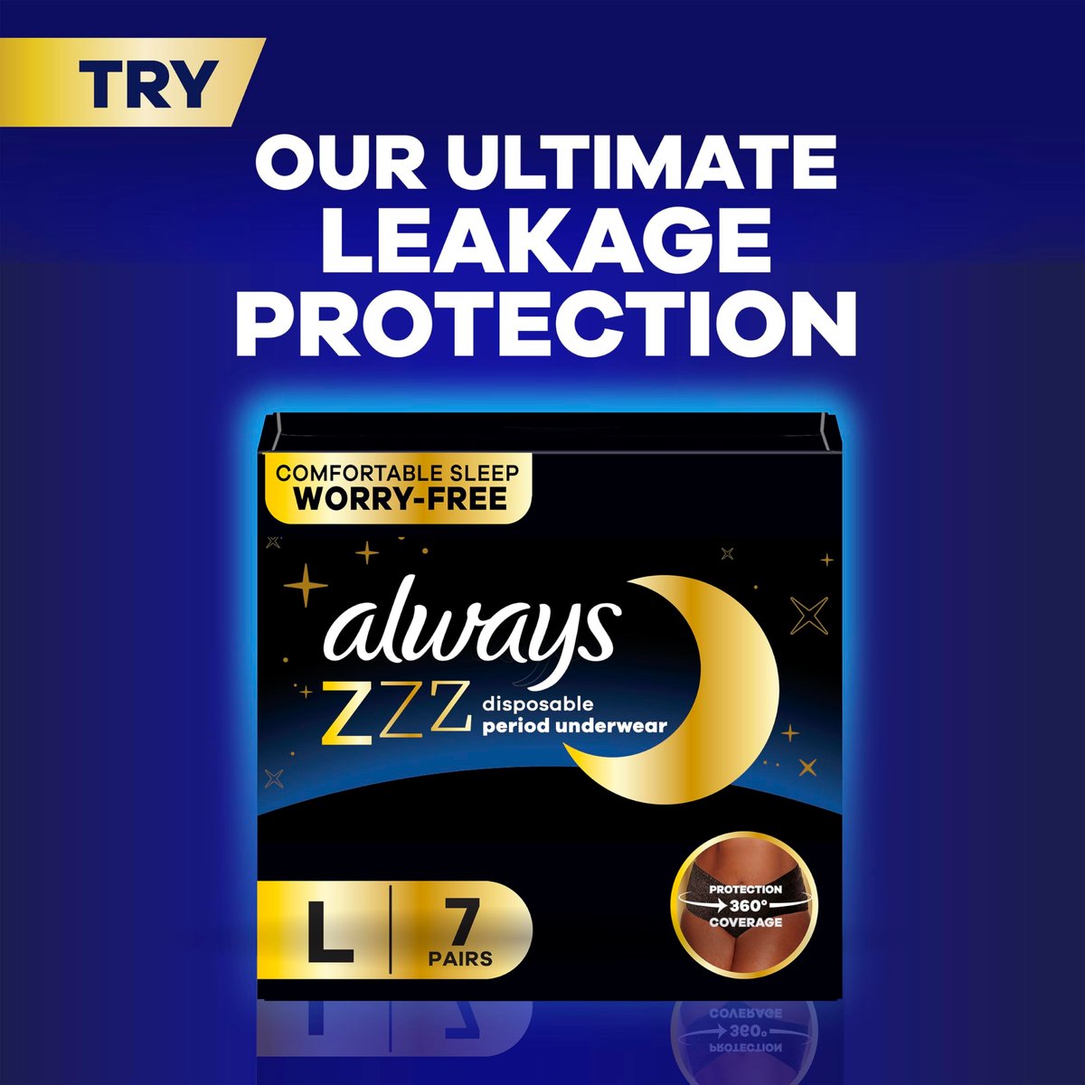 Always Ultra Thin Overnight Pads, Size 5, – Unscented and Gentle : Free from fragrances, these pads are gentle on – Image 3