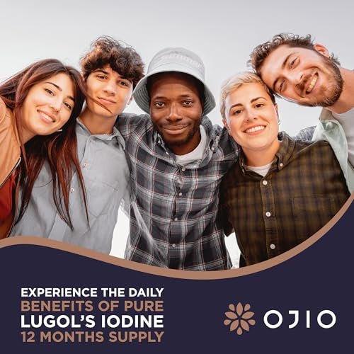 Lugols Iodine Solution 2% - 1 Year Supply - High Potency Liquid Oral Iodine Drops with Superior Absorption – Improves Overall Health & Energy for Women, Men, Kids - 2 fl Oz (Pack of 1) - görsel 3