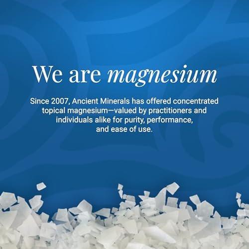 Ancient Minerals Magnesium Bath Flakes Ultra with OptiMSM – Pure Zechstein Magnesium Chloride and Organic Sulfur Bath Salts, Soothing Mineral Soak for Skin & Body, 1.65 lb - görsel 4