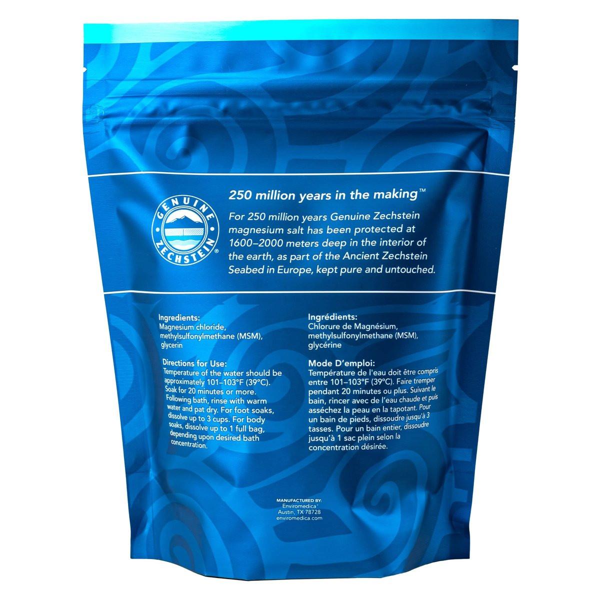 Ancient Minerals Magnesium Bath Flakes Ultra with OptiMSM – Pure Zechstein Magnesium Chloride and Organic Sulfur Bath Salts, Soothing Mineral Soak for Skin & Body, 1.65 lb - görsel 7