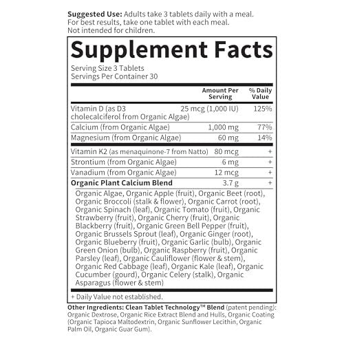 Garden of Life Calcium Supplement with – Organic Vitamin D3 & K2: Organic vitamin D3 from lichen supports calcium – Image 2