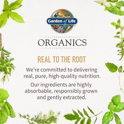 Garden of Life Organics Men 40+ Gummy Vitamins - Berry - Certified Organic, Non-GMO, Vegan, Kosher Complete Multi - Methyl B12, C & D3 - Gluten, Soy & Dairy Free, 120 Real Fruit Gummies