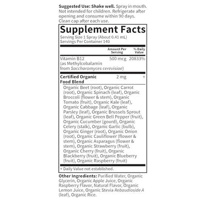 Garden of Life Organics Vitamin C Spray Featuring Amla Berry – Liquid Vitamin C Supplement for Immune & Skin Health Support, USDA Organic, Non-GMO, Vegan, Orange Tangerine Flavor, 2 Fl Oz Bottle