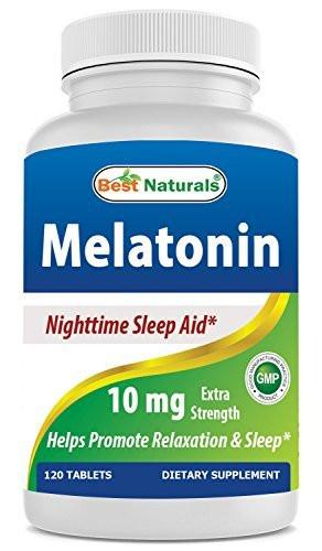 Best Naturals Melatonin 10mg (Non-GMO) Tablets - Helps Promote Relaxation & Sleep - 120 Count - görsel 2