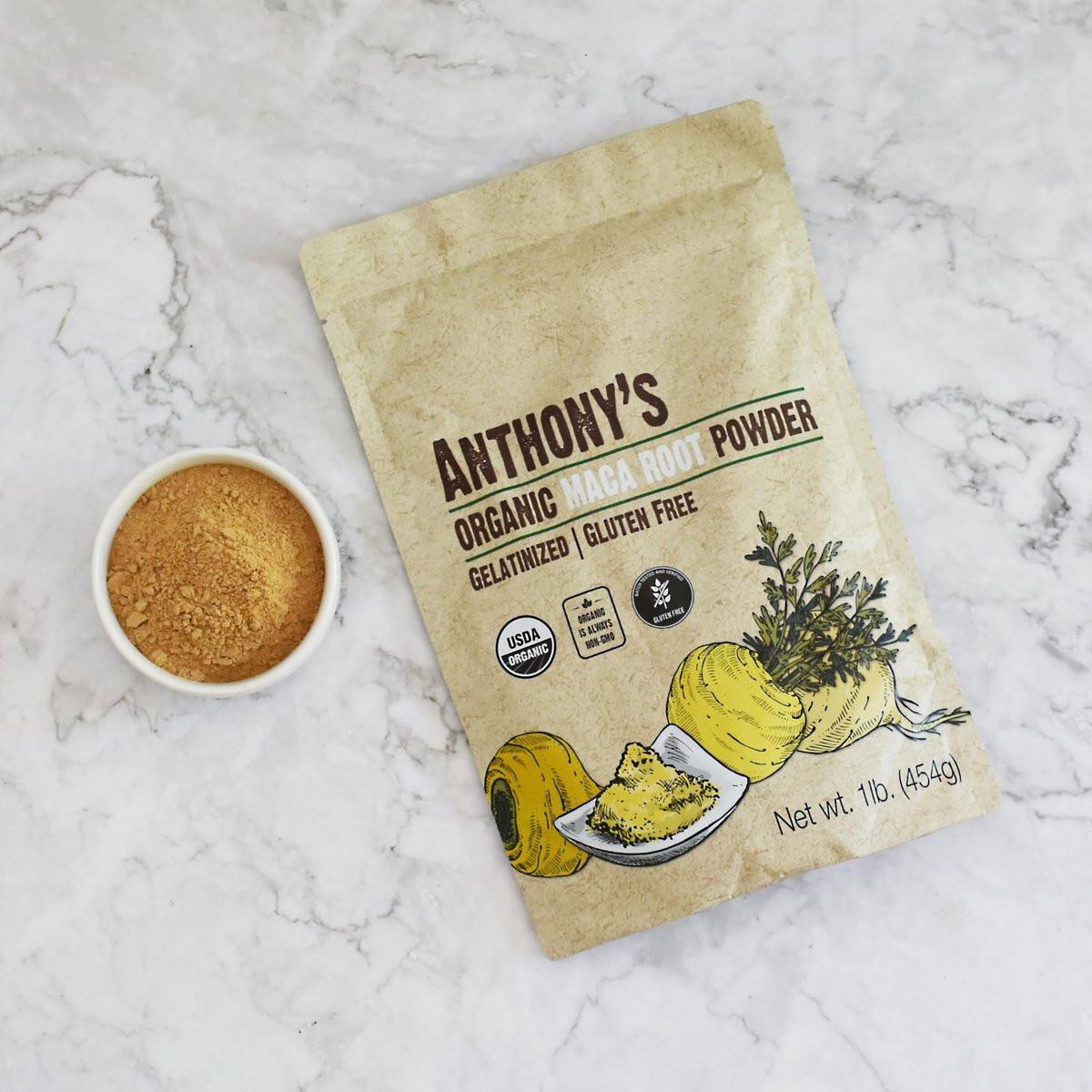 Anthony's Organic Maca Root Powder, 1 lb, Gelatinized for Enhanced Bioavailability, Gluten Free, Non GMO - görsel 7